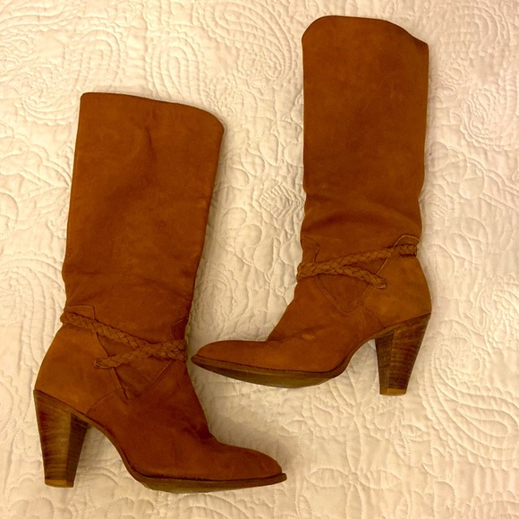 Dingo vintage stacked heel suede boot - Picture 2 of 12